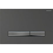 Geberit Vertriebs - Sigma50 BetPl., für 2-Mengen-Spülung Square, Metallfarbe schwchr., gebü./Etc
