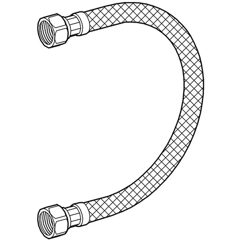 Grohe - Stahlmantelschlauch 43349 für Wandeinbau-Spülkasten