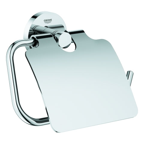Grohe - WC-Papierhalter ESSENTIALS 40367 Metall mit Deckel chrom