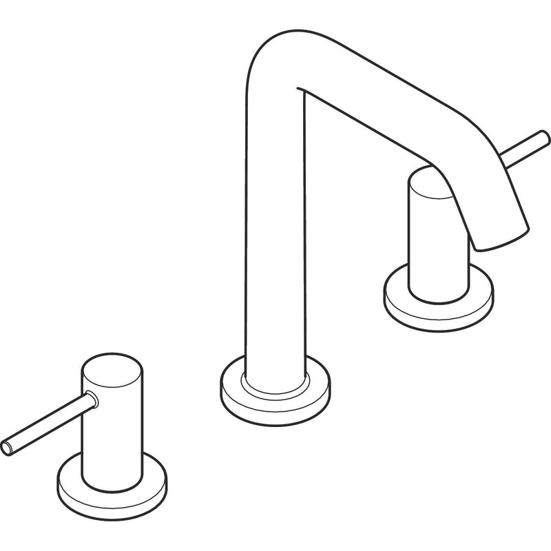 Hansgrohe - TECTURIS S 3-Loch WTA 150 mit Push-Open Ablaufg. chrom