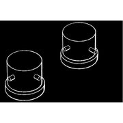 Hansgrohe - 2-Loch UP Thermostat AXOR STARCK 10480000 chrom Fertigset