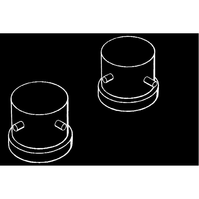Hansgrohe - 2-Loch UP Thermostat AXOR STARCK 10480000 chrom Fertigset