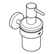 Grohe - Seifenspender mit Halter ESSENTIALS 40448 supersteel