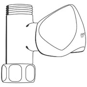 Grohe - Absperrventil 12409 DN15 mit TDL-Griff Markierung neutral chrom