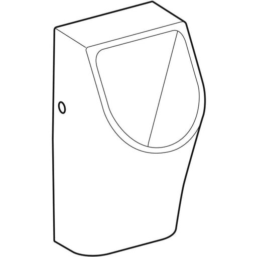 Geberit Vertriebs - Urinal RENOVA NR.1 PLAN 235170 wasserlos weiß Ktect