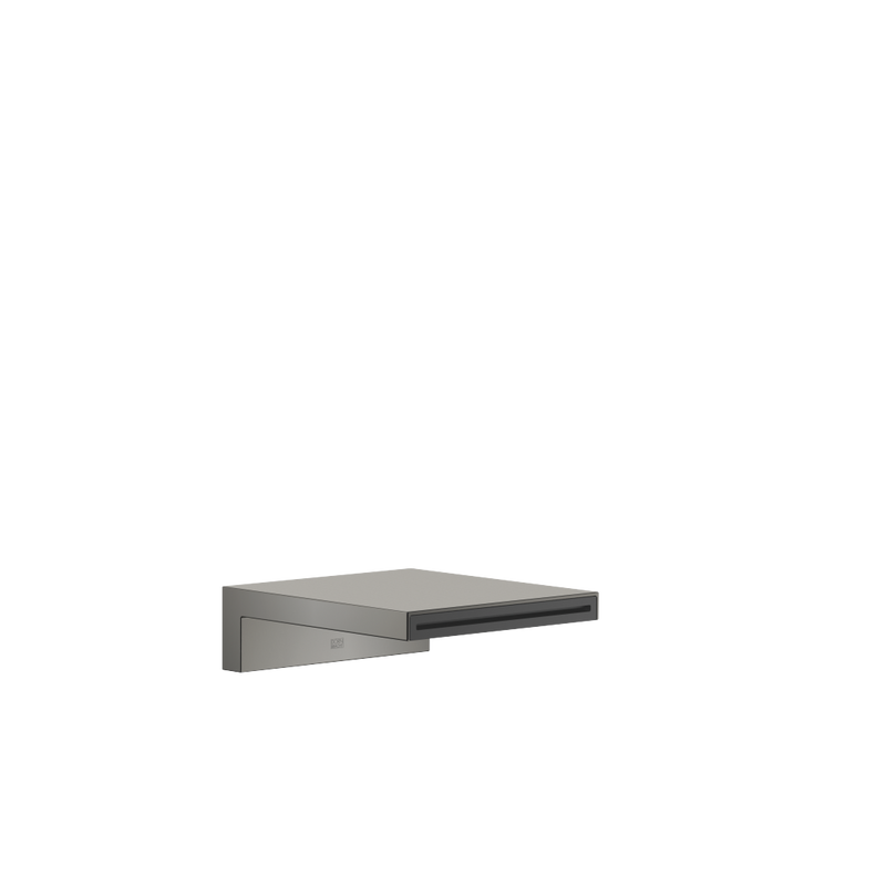 Dornbracht - Wannen-Schwallausl. f. W.-Mont. DEQUE 13430740 Dark Platinum gebürstet
