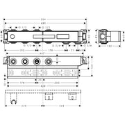Hansgrohe - Grundset Select 2 Verbraucher