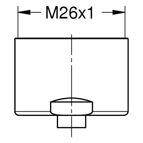 Grohe - Mousseur 48343 Innengewinde M 28 x 1 supersteel