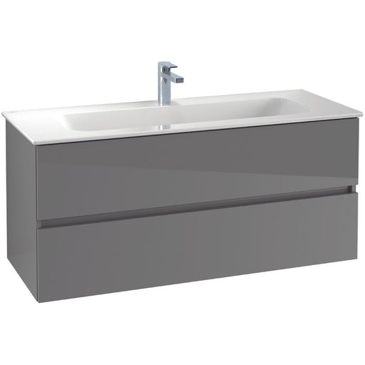 VILLEROY & BOCH - Möbelset 03 A18 Wascht. 1200mm 1HL WT-Unterschrank 2 Auszüge VT=Grey
