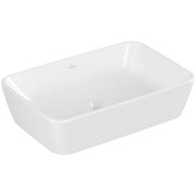 VILLEROY & BOCH - Aufsatzwaschbecken Architectura 600x 405mm re-eckig m. ÜL. Weiß Alpin cplus
