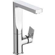 Ideal Standard - WT-Armatur EDGE, 5 l/min, o.Ablgarn., m.hohem schwenkb.Ausl.,Ausld.140mm,Chrom