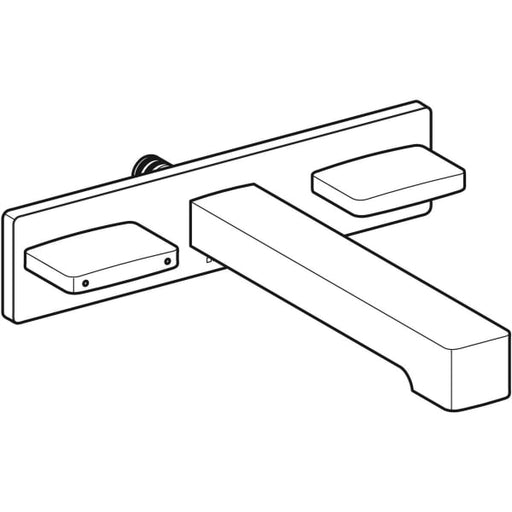 Geberit Vertriebs - Arm.Körper für Geberit ONE WT-Arm. eck. Design, W.-Mont.,L:18cm, hgl.chr