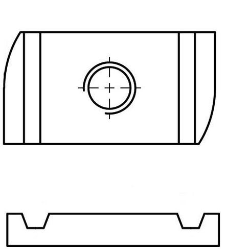 Walraven - Schiebemutter STRUT BUP M12