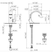 Dornbracht - WT-EHM mit Ablaufgarnitur CYO 33500811 chrom