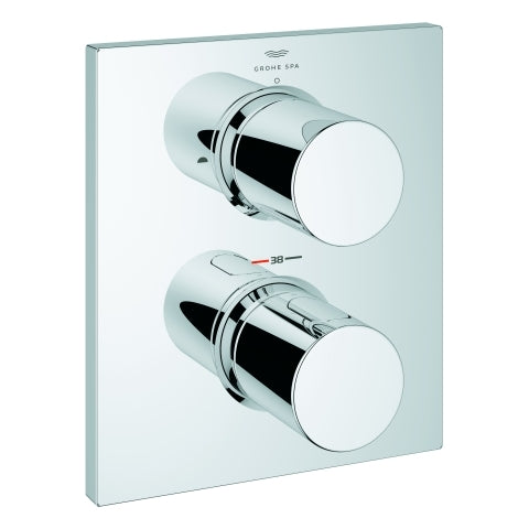 Grohe - THM-Batterie GROHTHERM F 27618 FMS integrierte 2-Wege-Umstellung chrom
