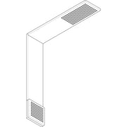 Hansgrohe - Brausenmodul 110/220 Axor ShowerComposition 1jet Schulterbr. chrom