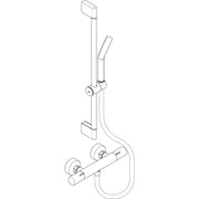 Hansgrohe - Brausesystem Aufp. Activera Select S 95 2j EcoSmart m.Ecostat Fine Typ 65 chr