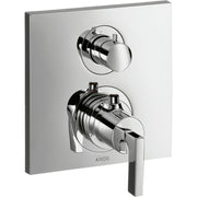 Hansgrohe - Fertigset UP Thermostat AXOR CITTERIO 39720 chrom Hebelgriff/Ab-/Umstellvent