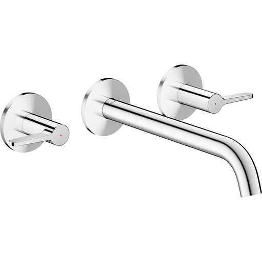 Hansgrohe - 3-Loch Waschtischarmatur AXOR One Unterputz Wandm. 220mm Hebelgriff chr
