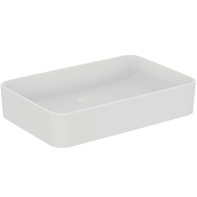 Ideal Standard - Schale CONCA, o.Hl., o.Ül., eckig, 600x400x110mm, Weiß
