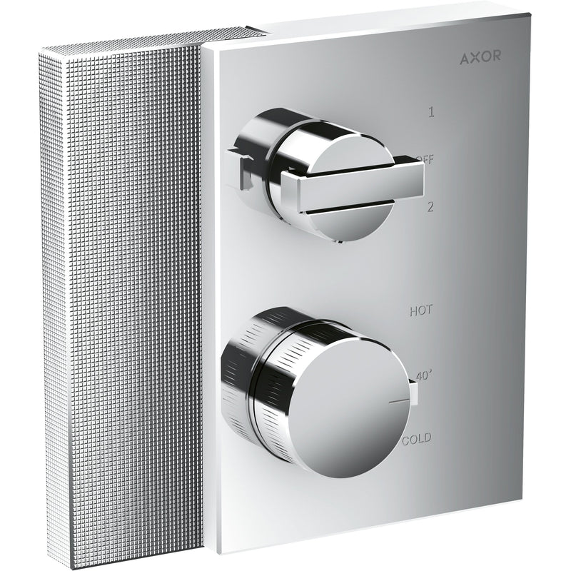 Hansgrohe - Thermostat UP AXOR Edge F-Set Diamantschliff chr.m.Absperr-u.Umstellv