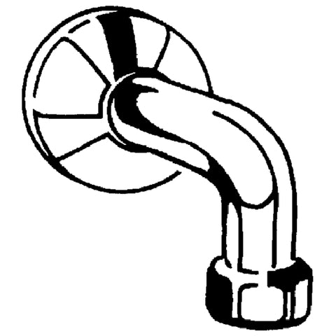 Grohe - Abgangsbogen Ausladung 125mm 12432 für 35089/35109 11/2x11/4 chrom