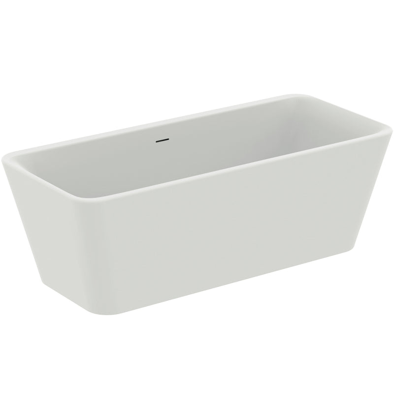 Ideal Standard - Duo-Badewanne TONIC II, freistehend, m.Ablauf, 1800x800x600mm, Seidenweiß