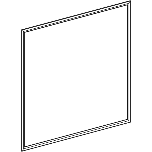 Geberit Vertriebs - Abdeckrahmen für ONE Spiegelschrank UP-Montage, 90cm, weiß