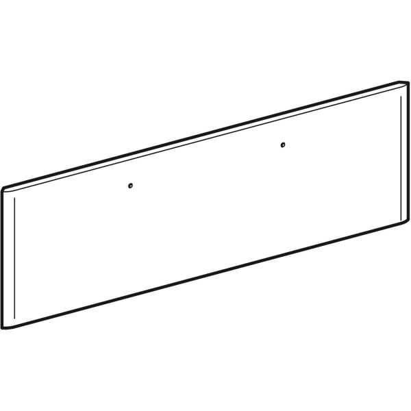 Geberit Vertriebs - Schubladenfront grau zu it! WTU 819031
