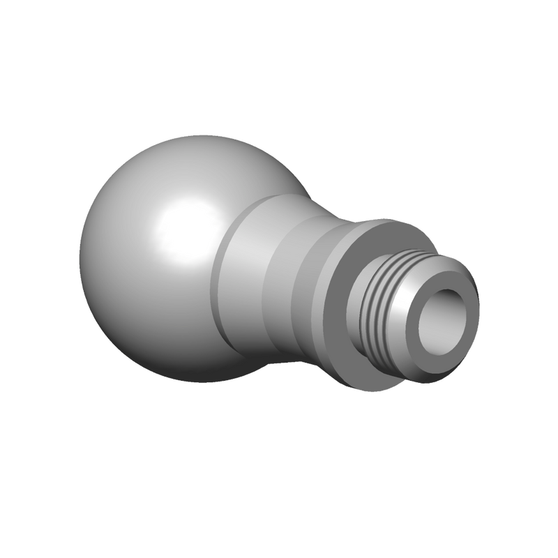 Dornbracht - Griff Ersatzteil 092036004 15x15x28mm platin gebürstet