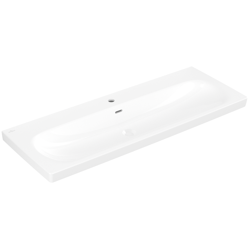 VILLEROY & BOCH - Schrankwaschtisch Skyla 5A51C5 1200x 460mm Rechteck 1HL. m. ÜL. Weiß Alpin