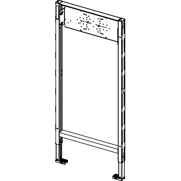 TECE SE - TECEprofil Bad-/Duschmodul verstellbarer Traverse UP- und AP-Armaturen,BH 1120mm