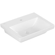 VILLEROY & BOCH - Waschbecken Subway 3.0 F5 550x440mm re-eckig 1HL. o. ÜL. Stone White cplus