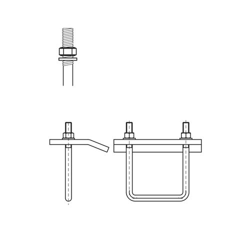 Walraven - Trägerklammer Maxx BC100/120 für Maxx-Profile / fv 117x173x190mm