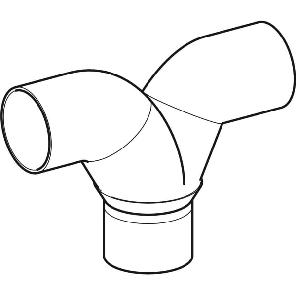 Geberit Vertriebs - Silent-db20 Hosenabzw. 2x90Gr d90/90 308.480.14.1