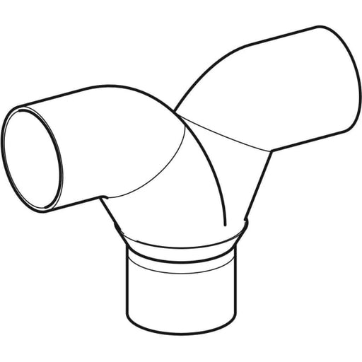 Geberit Vertriebs - Silent-db20 Hosenabzw. 2x90Gr d90/90 308.480.14.1