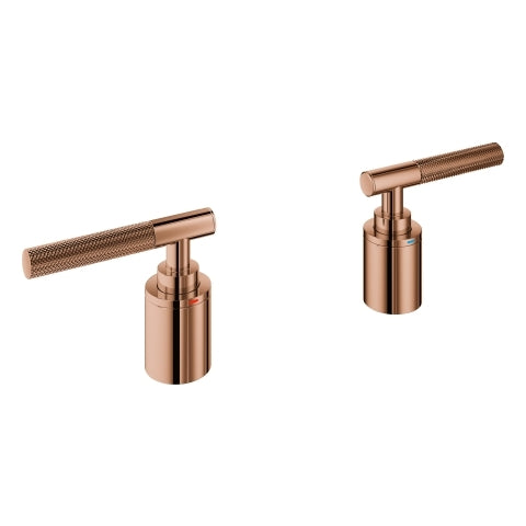 Grohe - Hebelgriffe Atrio Private C. 48651 Rändelstruktur warm sunset