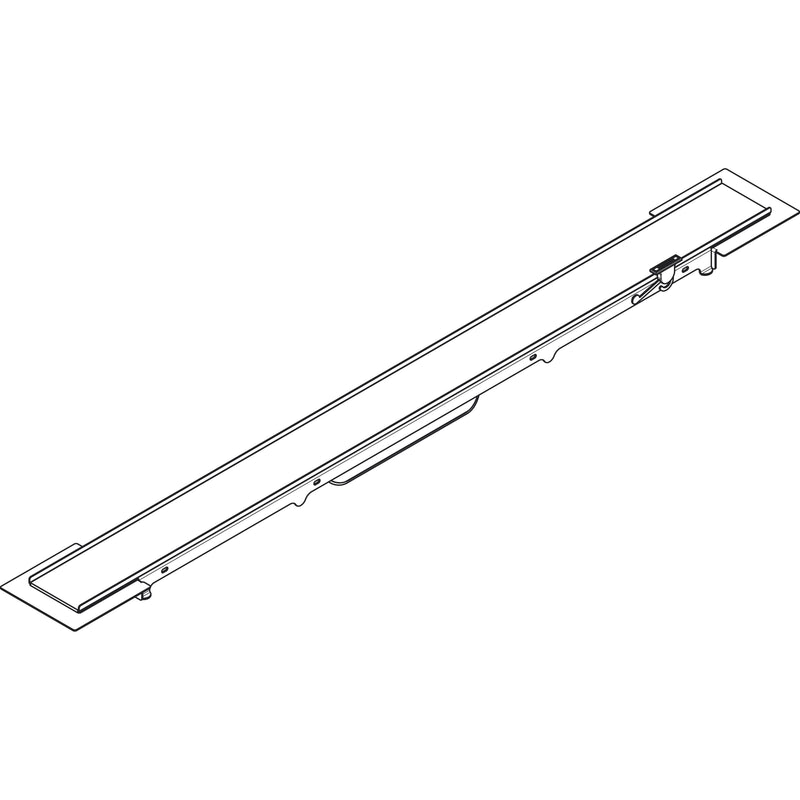 Hansgrohe - Duschrinne RAINDRAIN Rock 700 mm kürzbar und befliesbar