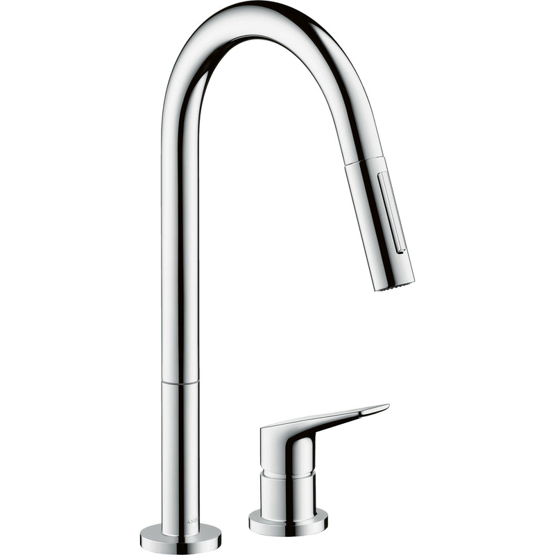 Hansgrohe - 2-Loch Spültischmischer AXOR Citterio M chrom mit Ausziehbrause