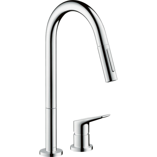 Hansgrohe - 2-Loch Spültischmischer AXOR Citterio M chrom mit Ausziehbrause
