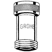 Grohe - Doppel-Rückflussverhinderer 14159 3/4 für Badarmaturen chrom