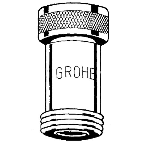 Grohe - Doppel-Rückflussverhinderer 14159 3/4 für Badarmaturen chrom