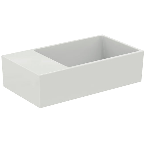 Ideal Standard - Handwaschbecken EXTRA, o.Hl., m.Ül., Ablage links, 450x250x150mm, Weiß m.IP