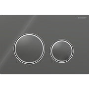 Geberit Vertriebs - Sigma50 (ex Sigma21) BetPl., 2-M-Sp. Round, Metallfarbe verchr., lava