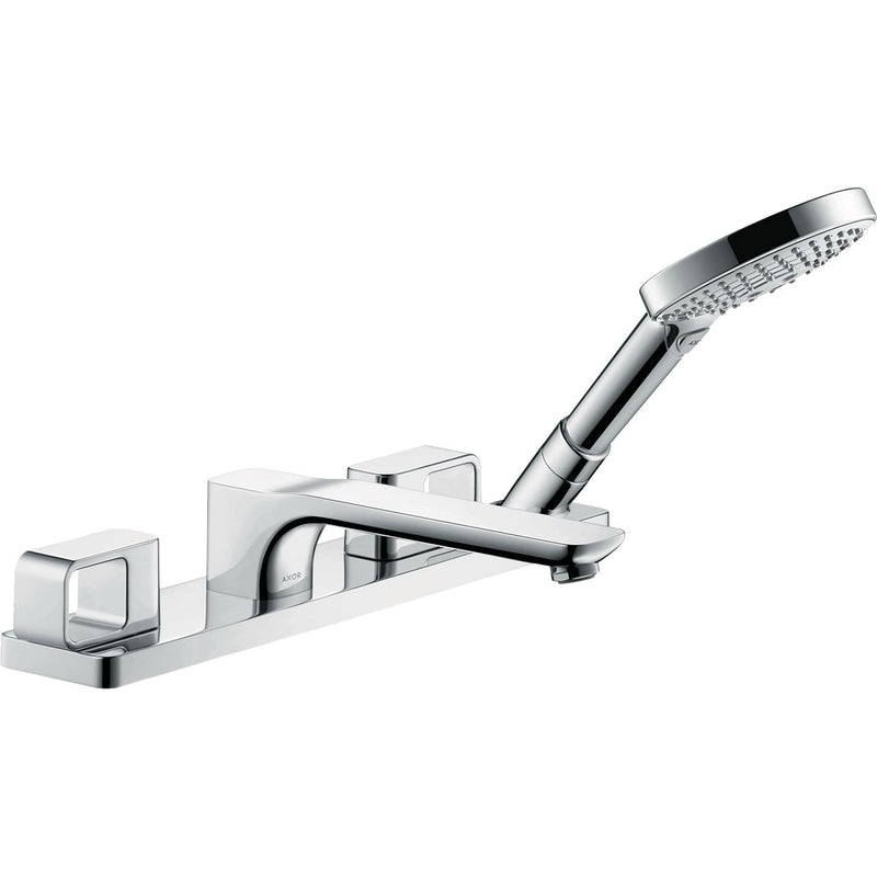 Hansgrohe - 4-Loch Wannenarmatur AXOR Urquiola F-Set für Wannenrand chrom