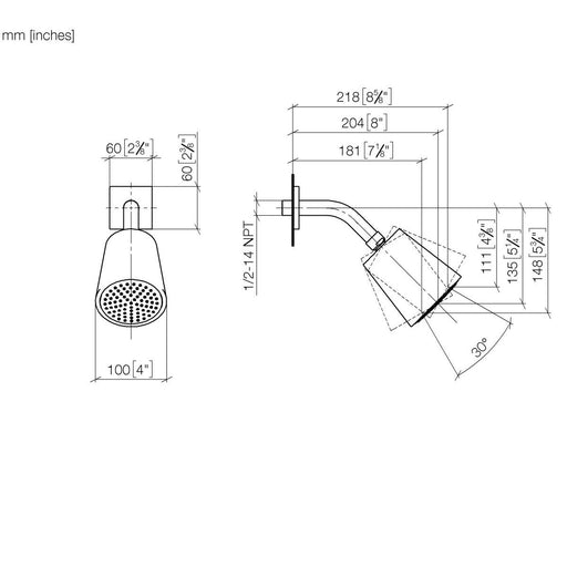 Dornbracht - Kopfbrause IMO 28504670 chrom