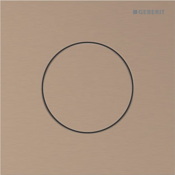 Geberit Vertriebs - Typ 40 UR-Strg. mit pneum. Sp-Ausl. Round, rotgold gebü./Etc