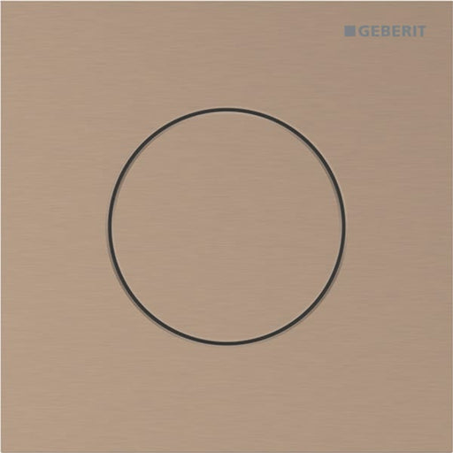 Geberit Vertriebs - Typ 40 UR-Strg. mit pneum. Sp-Ausl. Round, rotgold gebü./Etc