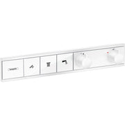 Hansgrohe - Thermostat Unterputz RAINSELECT Fertigset 3 Verbraucher mattweiß