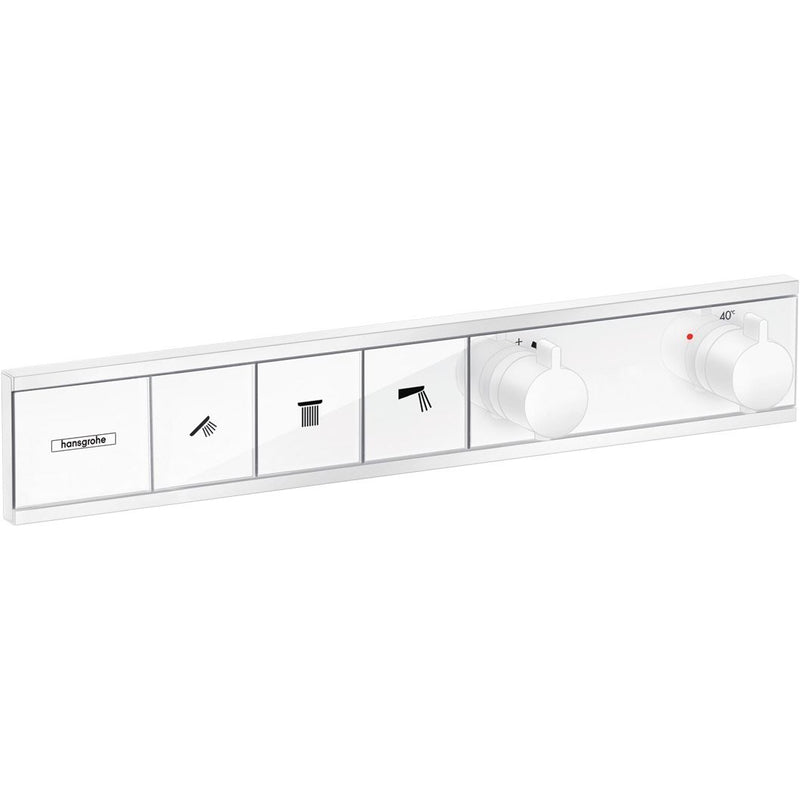 Hansgrohe - Thermostat Unterputz RAINSELECT Fertigset 3 Verbraucher mattweiß
